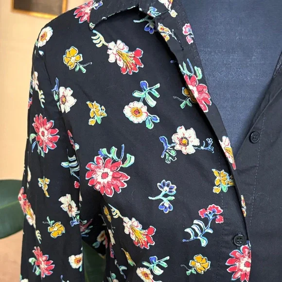 DESIGUAL Floral Button-Up Shirt - Picture 2 of 9